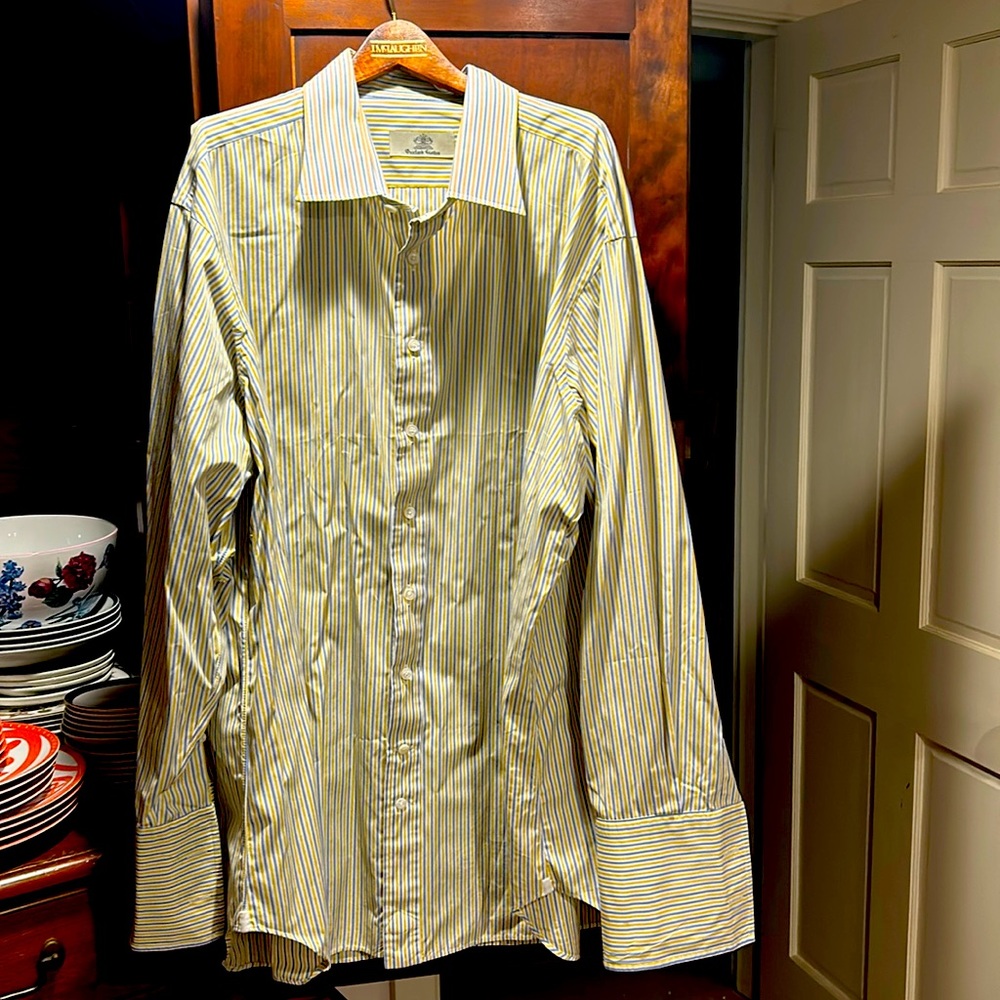 Custom made Oxford Clothes Button Down with French Cuffs